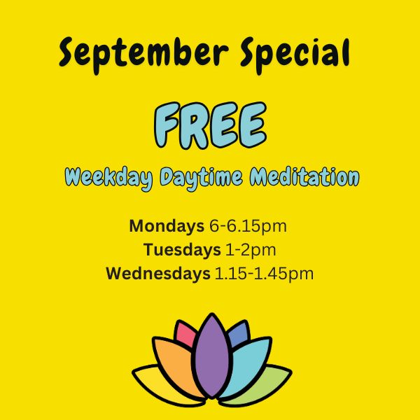 September – Free Daytime Classes